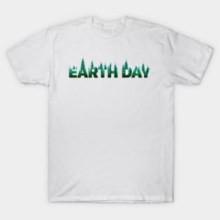 Earth Day Trees T-Shirt